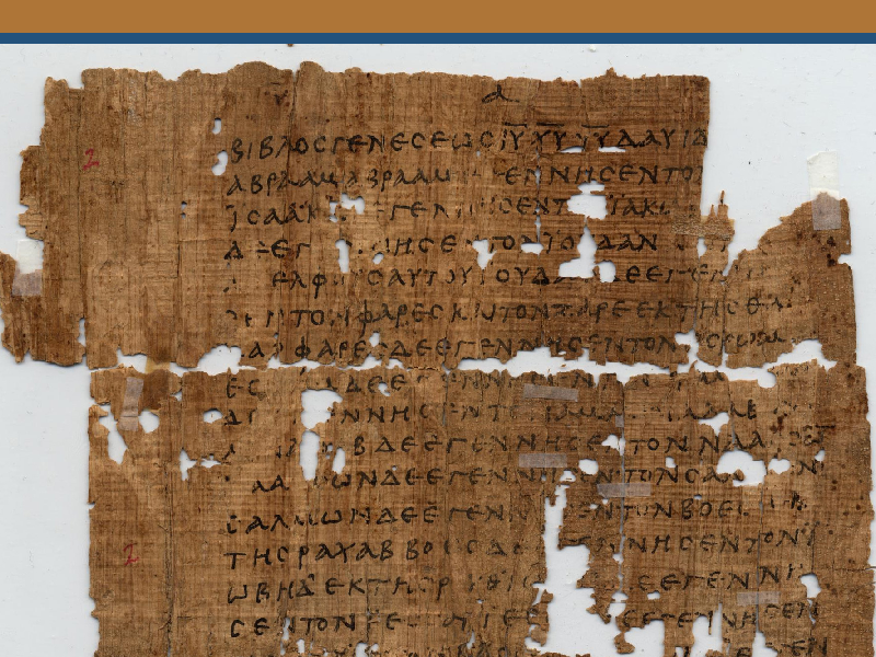 BL701/BL801 New Testament Greek A | A8122 New Testament Greek 1 (Tri 3, 2026)